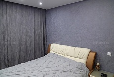 Нанесение жидких обоев